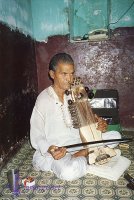 Abdul Latif Khan (Gohad), at home in Bhopal 1995