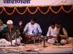 Accompanying Rajan and Sajan Mishra
